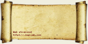 Jana Kerac vizit kartica